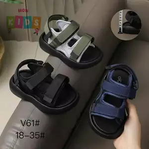 Dép Sandal Quai Hậu , Giày Sandal Hè Cho Bé Trai Chất Cao Su Mềm Êm Chân Chống Trơn Trượt - Đi Học ,Đi Du Lịch Thoải Mái