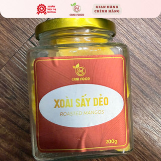 Xoài Sấy Dẻo Canifood 200g Ngọt Tự Nhiên Mềm Dẻo Thơm Ngon Đã Được Kiểm Nghiệm An Toàn Chứng Nhận