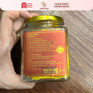 Xoài Sấy Dẻo Canifood 200g Ngọt Tự Nhiên Mềm Dẻo Thơm Ngon Đã Được Kiểm Nghiệm An Toàn Chứng Nhận