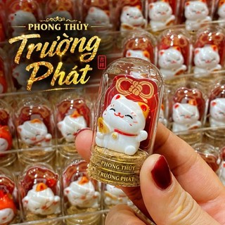 🐱 [MÈO THẦN TÀI MINI TRẤN TRẠCH ]– CHIÊU TÀI TỤ LỘC (Maneki Neko để bàn)