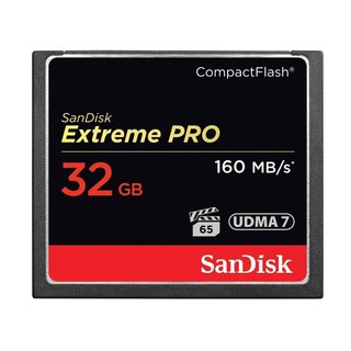 Thẻ nhớ CompactFlash (CF) SanDisk Extreme Pro 32GB 1067X đọc 160MB/s ghi 150MB/s (Đen) - Phụ Kiện Nhất Tín