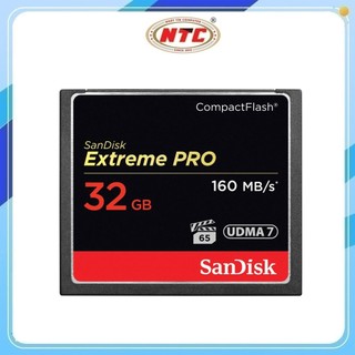Thẻ nhớ CompactFlash (CF) SanDisk Extreme Pro 32GB 1067X đọc 160MB/s ghi 150MB/s - chuyên  máy cơ (Đen)