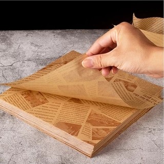 Combo 50/100 Giấy Nến Lót Hộp Bánh Bento, Mochi, Bánh Mây, Hộp Bã Mía, Giấy Thấm Dầu Hoạ Tiết 15*15 18*18 22*22 30*30cm