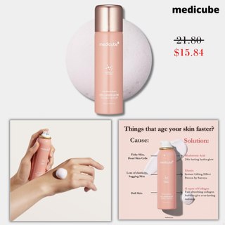 Tinh chất medicube 100ml/Collagen Glow Bubble serum căng bóng da dưỡng ẩm sáng da