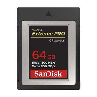Thẻ nhớ CFexpress Type B SanDisk Extreme Pro 64GB đọc 1500mb/s, ghi 800mb/s SDCFE-064G-GN4NN (Đen) - Phụ Kiện Nhất Tín