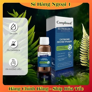 Dung Dịch Kẽm Chấm Mụn Compliment No Problem BHA & ZinC Giảm Sưng, Gom Khô Cồi Mụn 30ml của Nga
