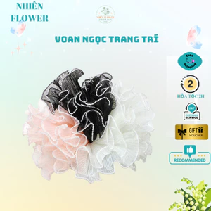 Voan Viền Ngọc Dùng Để Bó Hoa Kẽm Nhung, Bó Hoa Tươi, Phụ Kiện Gói Hoa