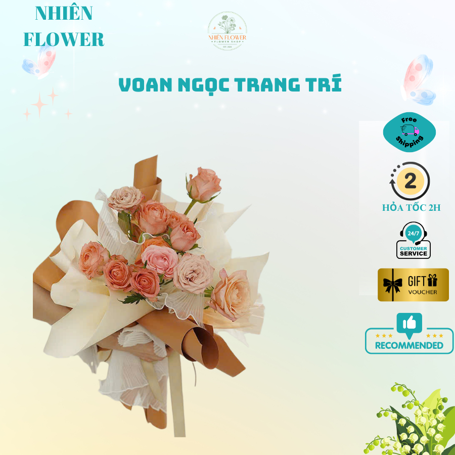 Voan Viền Ngọc Dùng Để Bó Hoa Kẽm Nhung, Bó Hoa Tươi, Phụ Kiện Gói Hoa