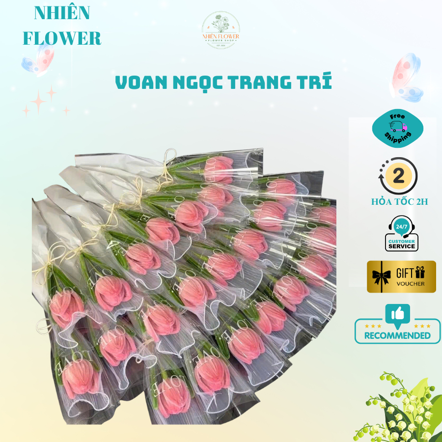 Voan Viền Ngọc Dùng Để Bó Hoa Kẽm Nhung, Bó Hoa Tươi, Phụ Kiện Gói Hoa