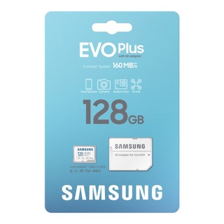 Thẻ nhớ MicroSDXC Samsung Evo Plus U3 A2 V30 256GB đọc 160MB/s, ghi 60MB/s (Trắng) - Phụ Kiện Nhất Tín