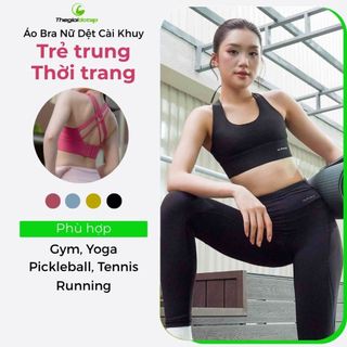 Bra Yoga Cài Khuy HT501 ICADO Áo Tập Gym Nữ Áo Thể Thao Nữ Pickleball Co Giãn, Nhẹ thegioidotap