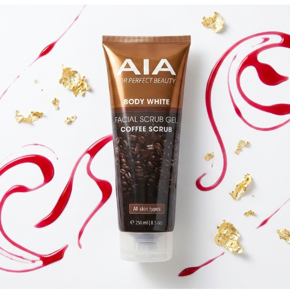 Gel Tẩy Da Chết Mặt Và Toàn Thân AIA [Nâu] - Tái Tạo Da, Hỗ Trợ Mờ Melanin Và Nếp Nhăn