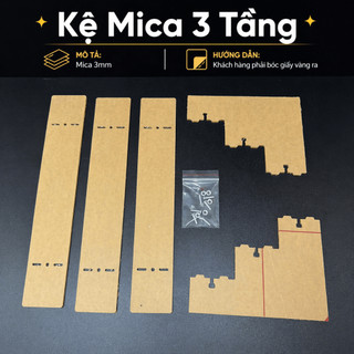 [MICA 3mm]Kệ Mica Bậc Thang 2-3-4-5 Tầng Trong Suốt Cao Cấp Khay Trưng Bày Mỹ Phẩm, Skincare, Đồ Lưu Niệm, Mô Hình Decor