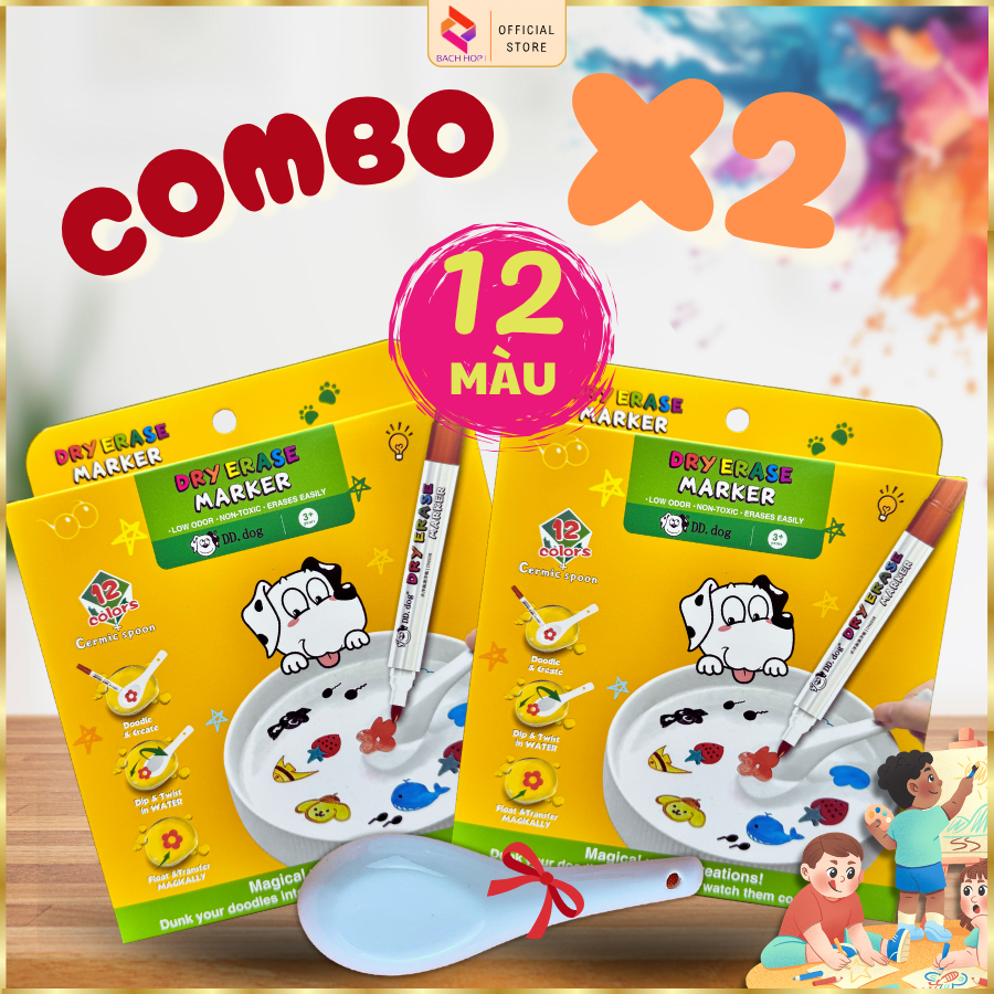 (Sẵn Hcm) ĐỒ CHƠI BÚT MÀU MA THUẬT - Tăng tư duy sáng tạo, tránh xa điện thoại,con tư duy,thông minh Diy