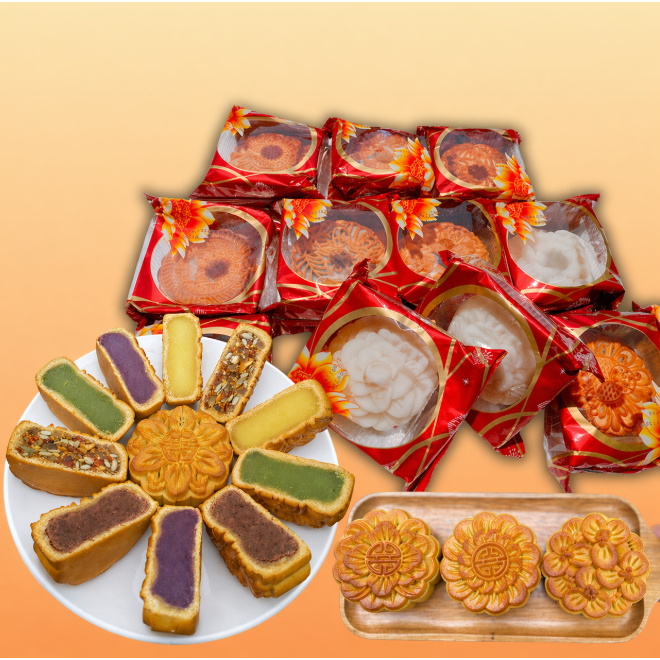 Bánh Trung Thu Thanh Dung, Bánh Trung Thu Đa Dạng Hương Vị, Bánh Mềm Không Chất Bảo Quản - Ăn Vặt Truyền Thống