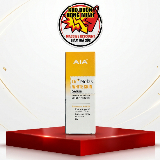 Serum Nám Tàn nhang Ngừa thâm quầng mắt AIA 30ml (trắng-vàng)