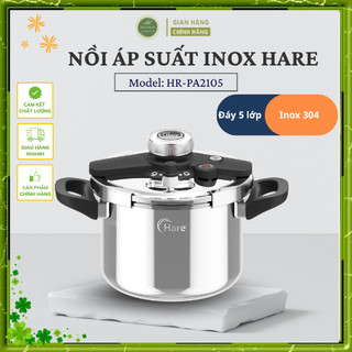 Nồi Áp Suất Inox Hare Gia Nhiệt Nhanh Áp Suất Cao Làm Chín Thực Phẩm Nhanh, Giữ Trọn Dinh Dưỡng Tự Nhiên- Đông Phong