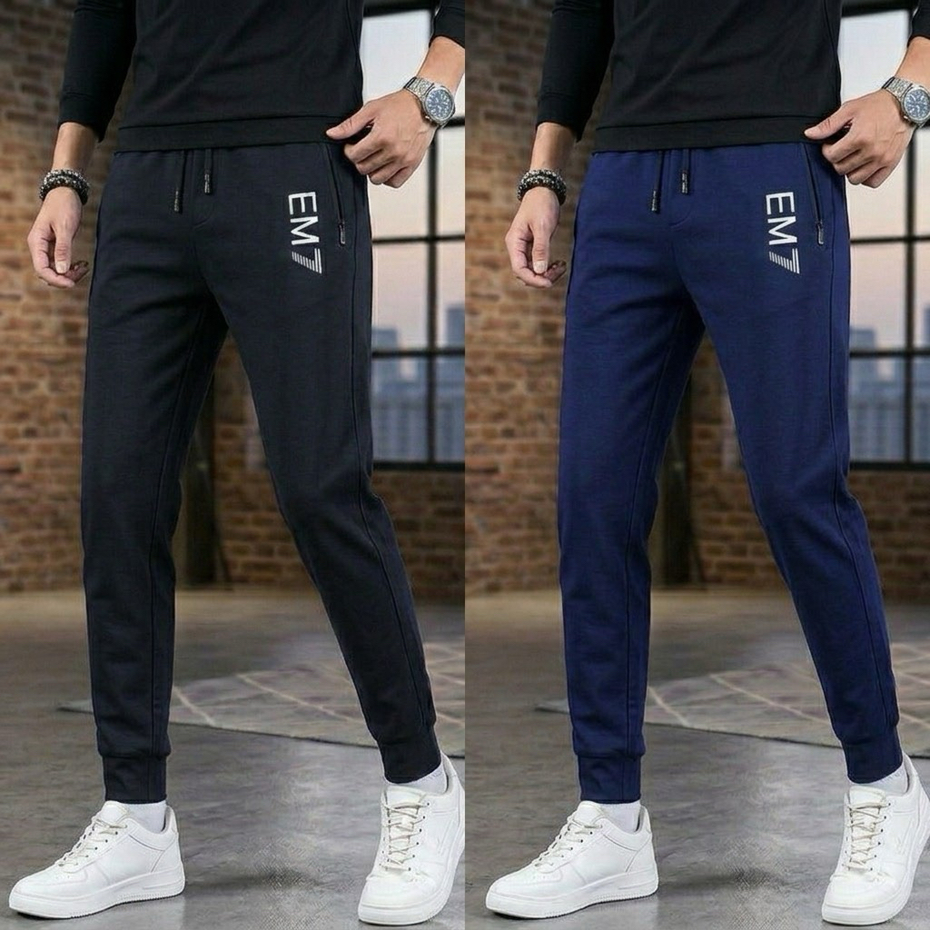 Quần Thun Nam Dài Thể Thao Ống Suông Logo in vải loại 1 cao cấp quần jogger nam thun co giãn 4 chiều shopthethaokute
