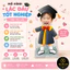 Mô hình standee lắc đầu chạy pin ghép mặt theo yêu cầu chibi cute Trí Decor làm QUÀ SIÊU CUTE