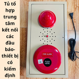 {Có Kiểm Định}Bộ Báo Cháy Tự Động Không Dây Với Nút Nhấn,Đầu Báo-Có acquy-mất điện vẫn dùng được