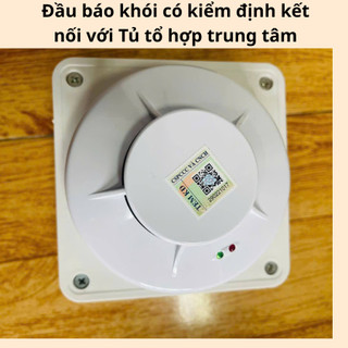 {Có Kiểm Định}Bộ Báo Cháy Tự Động Không Dây Với Nút Nhấn,Đầu Báo-Có acquy-mất điện vẫn dùng được