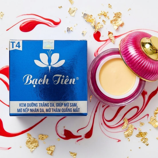 Kem Face Bạch Tiên Chính Hãng [Xanh Tím] - Hỗ Trợ Giảm Quầng Thâm Mắt, Phục Hồi Da
