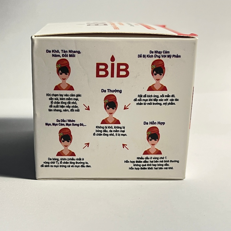 Kem Face BIB Chính Hãng [Trắng Đỏ] - Hỗ Trợ Ngừa Nám, Tàn Nhang, Giữ Ẩm Và Mịn Da 10In1