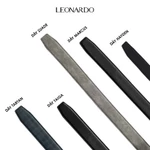 Thắt Lưng Nam Leonardo Quickfit Monogram Neo da Microfiber khóa tự động logo LEO mạ vàng cao cấp — ảnh 3