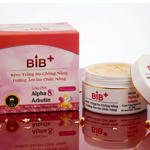 Kem Dưỡng Thể BIB Chính Hãng [Trắng Đỏ] - Nâng Tông Tự Nhiên, Cấp Ẩm Và Ngừa Lão Hóa Da