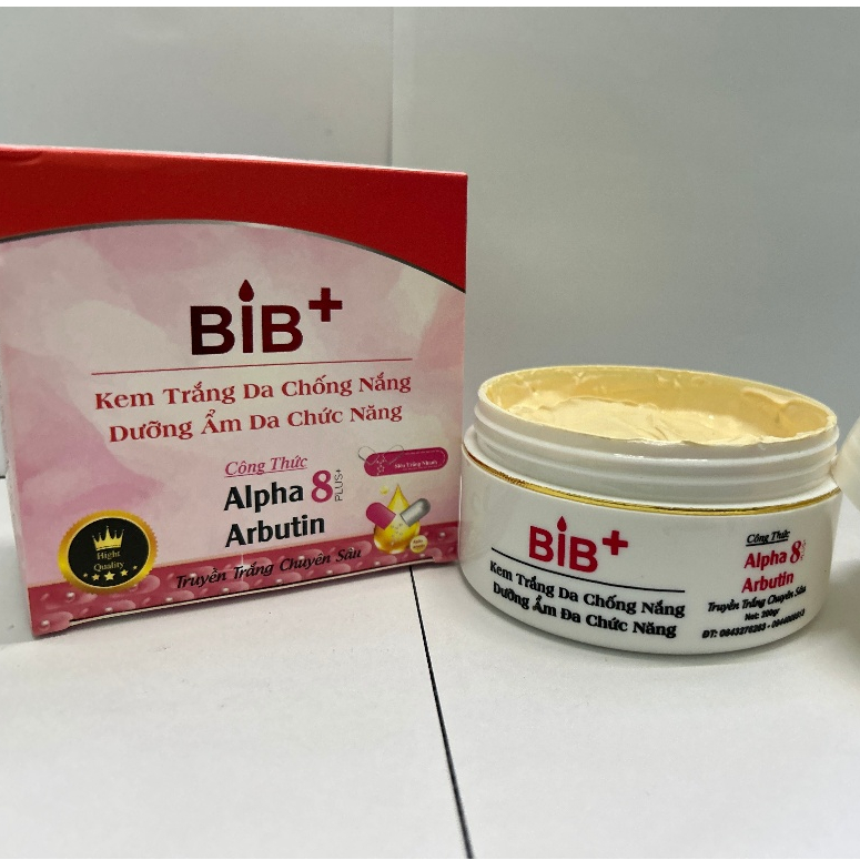 Kem Dưỡng Thể BIB Chính Hãng [Trắng Đỏ] - Nâng Tông Tự Nhiên, Cấp Ẩm Và Ngừa Lão Hóa Da