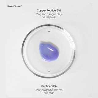 Serum đồng peptide 3% giúp lành thương, tăng sinh sau xâm lấn Theramid Copper Peptide