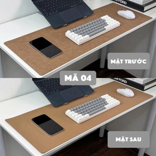Thảm Da Trải Bàn Làm Việc Cỡ Lớn Kiêm Lót Chuột Kích thước 60x120cm – Không Thấm Nước - Dễ Vệ Sinh