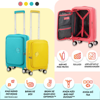 Vali kéo American Tourister Curio BO  Spinner EXP TSA