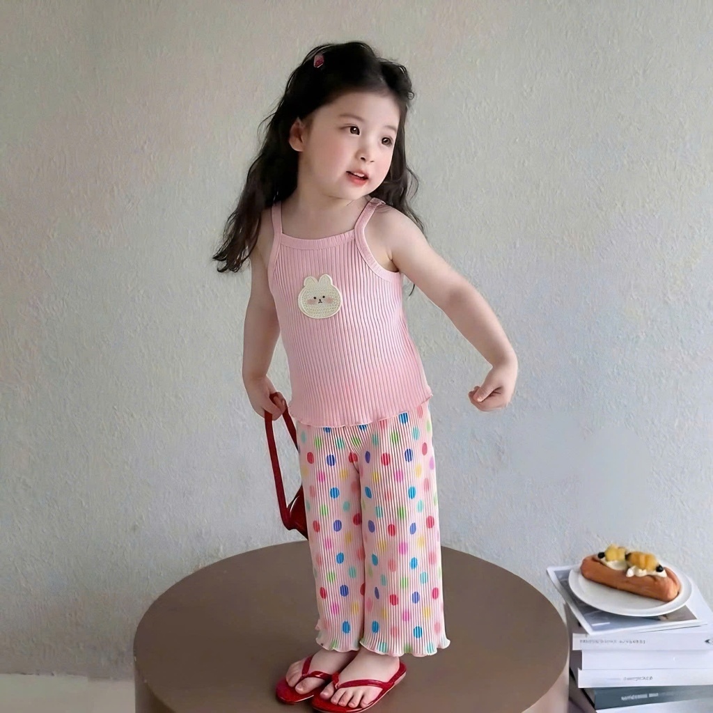 ( COMBO 1-2 BỘ ) BỘ QUẦN ÁO BÉ GÁI CHẤT TĂM GÂN 2 DÂY QUẦN XUÔNG SZ 14 -  42 KG QUẦN ÁO BÉ GÁI 2026