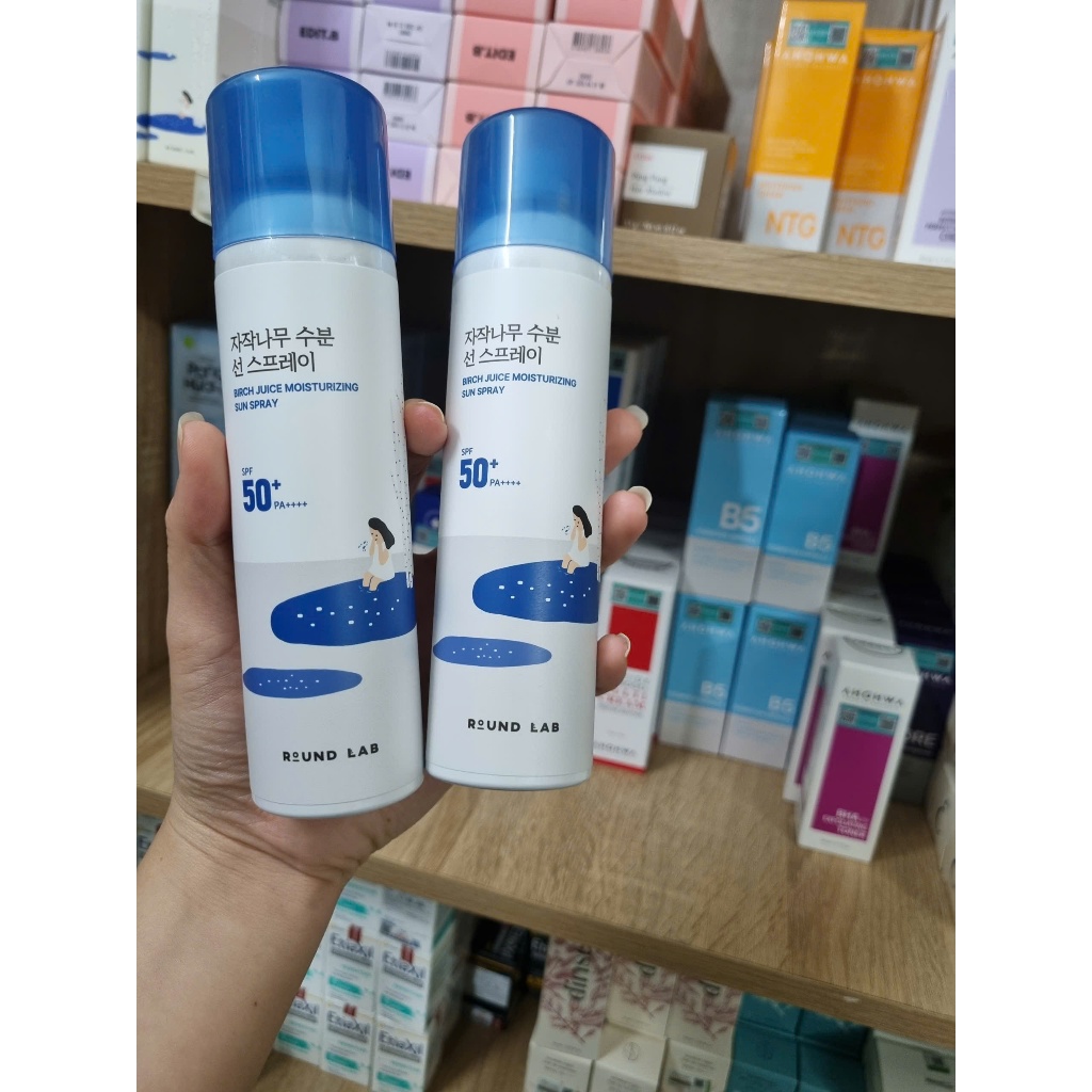 Xịt chống nắng Round Lab Birch Juice Moisturizing Sun Spray SPF50+ PA++++ 100ml