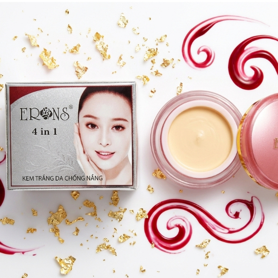 Kem Face ERons Chiết Xuất Thiên Nhiên [Xám Nâu] - Dưỡng Da Trắng Sáng Và Mịn Màng