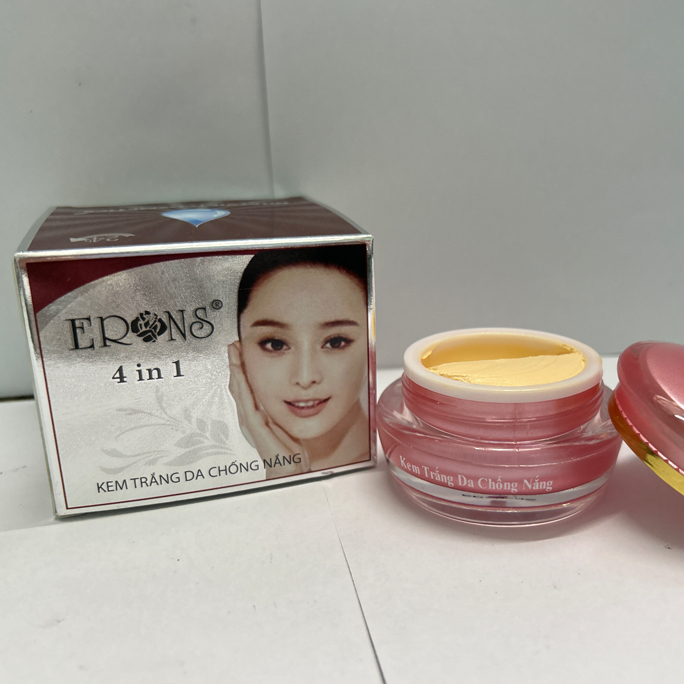 Kem Face ERons Chiết Xuất Thiên Nhiên [Xám Nâu] - Dưỡng Da Trắng Sáng Và Mịn Màng