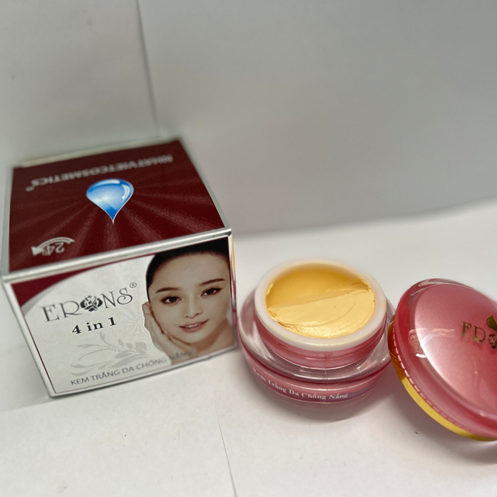 Kem Face ERons Chiết Xuất Thiên Nhiên [Xám Nâu] - Dưỡng Da Trắng Sáng Và Mịn Màng