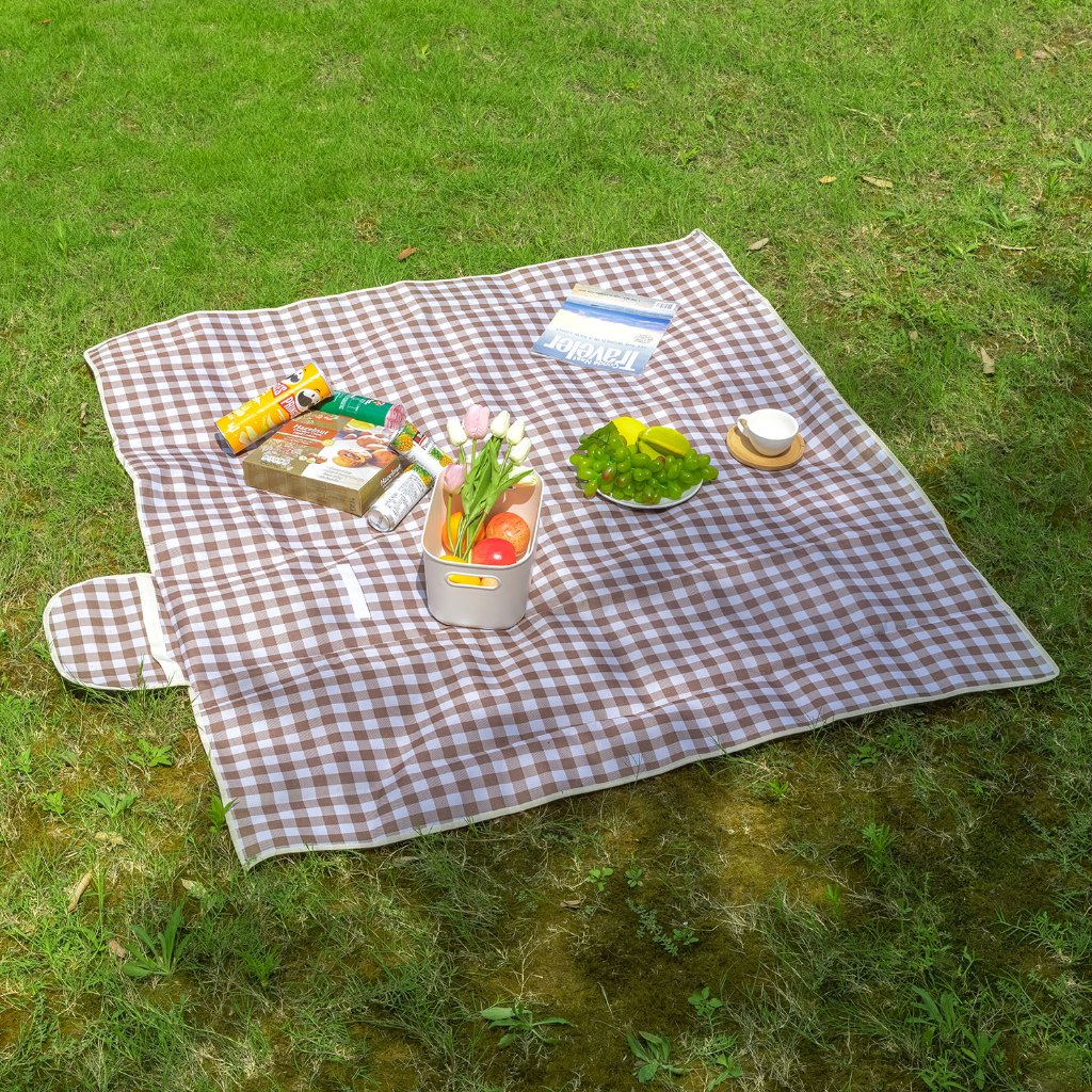 [Loại cao cấp] Thảm picnic, bạt trải dã ngoại chính hãng AGNITE, chống nước, nhiều màu đa kích thước có túi gấp gọn