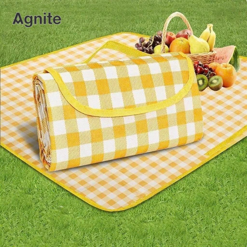 [Loại cao cấp] Thảm picnic, bạt trải dã ngoại chính hãng AGNITE, chống nước, nhiều màu đa kích thước có túi gấp gọn