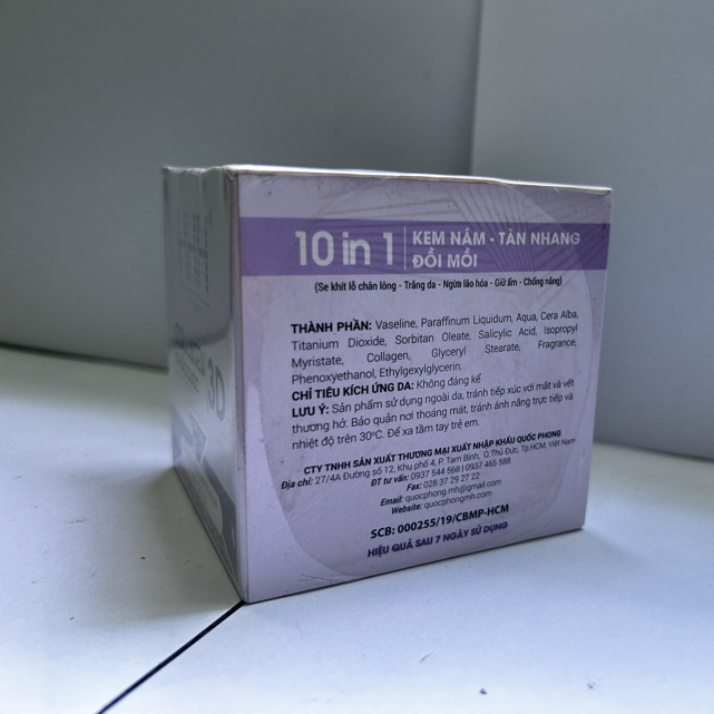 Kem Face HHH Chính Hãng [Tím] - Dưỡng Trắng Da, Cung Cấp Collagen, Chống Nắng Và Ngừa Mụn