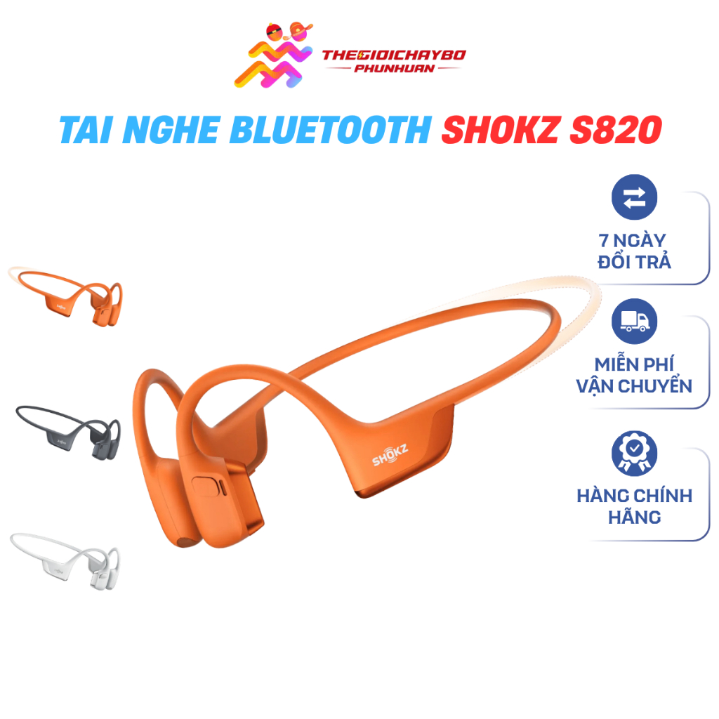 Tai Nghe Truyền Âm Qua Xương Shokz OpenRun Pro 2 – Tai Nghe Thể Thao Open
