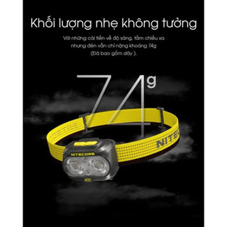 Đèn Đội Đầu NITECORE UT27 Pro Chạy Địa Hình Chạy Trail Siêu Nhẹ Siêu Sáng 800 Lumens Chính Hãng