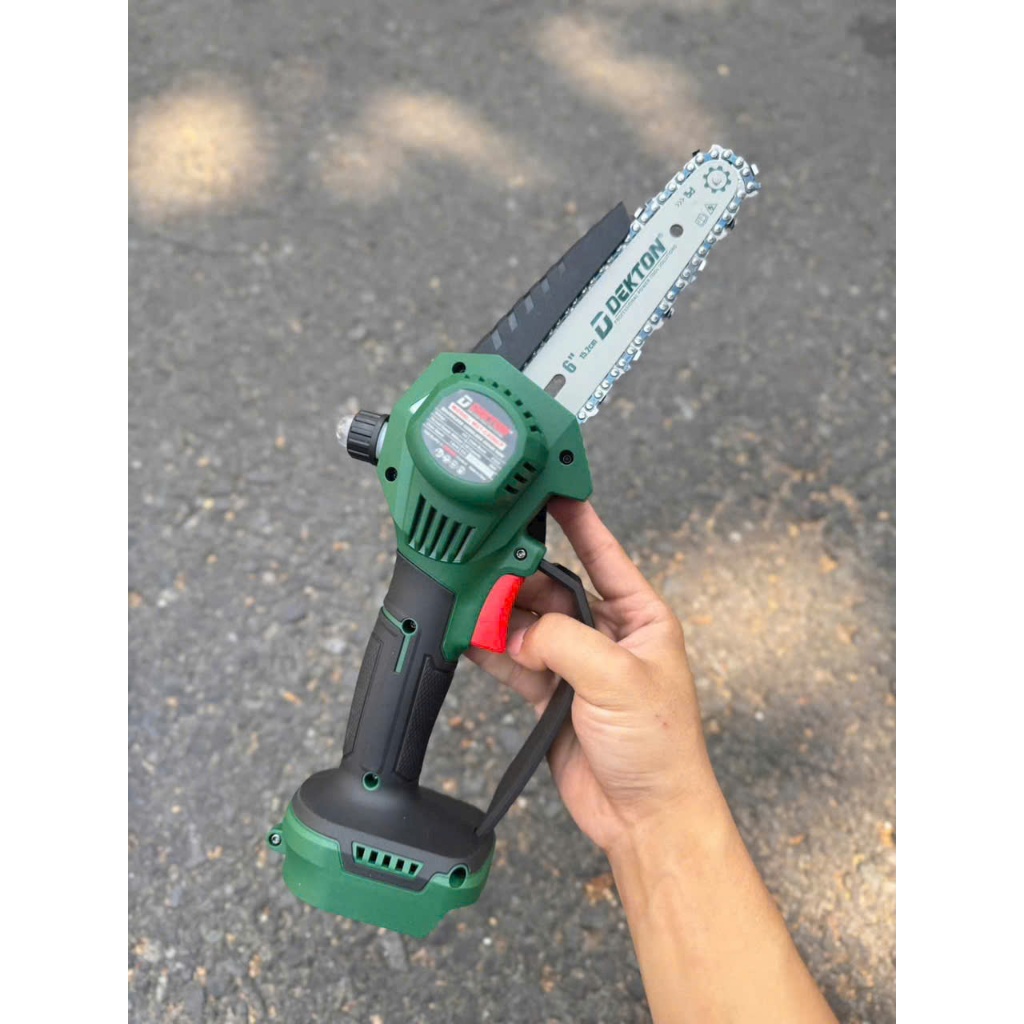 THÂN MÁY CƯA XÍCH 6 INCH DEKTON - MOTOR KHÔNG CHỔI THAN M21-CX06CP (Màu Xanh, Xám) & M21-CX06XCP (Màu Olive)