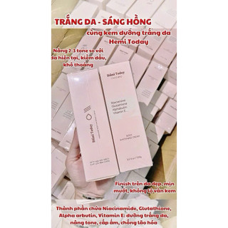 Kem dưỡng trắng Body da Nâng tone Kem dưỡng trắng da toàn thân Hemi Today Không bết rít Hemi Today 100ml