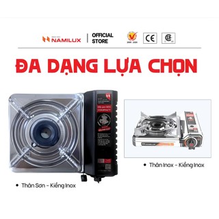 Bếp Gas Mini Du Lịch NaMilux MMN-261PS/SS | Van Ngắt Gas An Toàn | Công suất 2.6kW | Chuyên Dụng Cho Nhà Hàng-Chính Hãng
