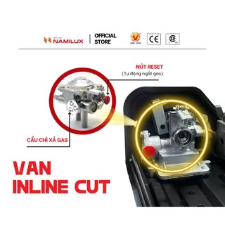 Bếp Gas Mini Du Lịch NaMilux MMN-261PS/SS | Van Ngắt Gas An Toàn | Công suất 2.6kW | Chuyên Dụng Cho Nhà Hàng-Chính Hãng