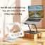 Giá Đỡ LAPTOP MÁY TÍNH BẢNG Để Bàn Xoay 360 độ, Máy Laptop Hợp Kim Thép Cacbon