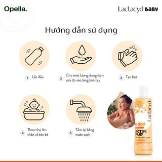 [Quà tặng không bán] Sữa Tắm Gội Trẻ Em Lactacyd Active Play 60ml