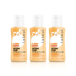 Bộ 3 Sữa Tắm Gội Trẻ Em Lactacyd Active Play 60ml